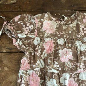 Urban Outfitters Floral Print Babydoll Dress